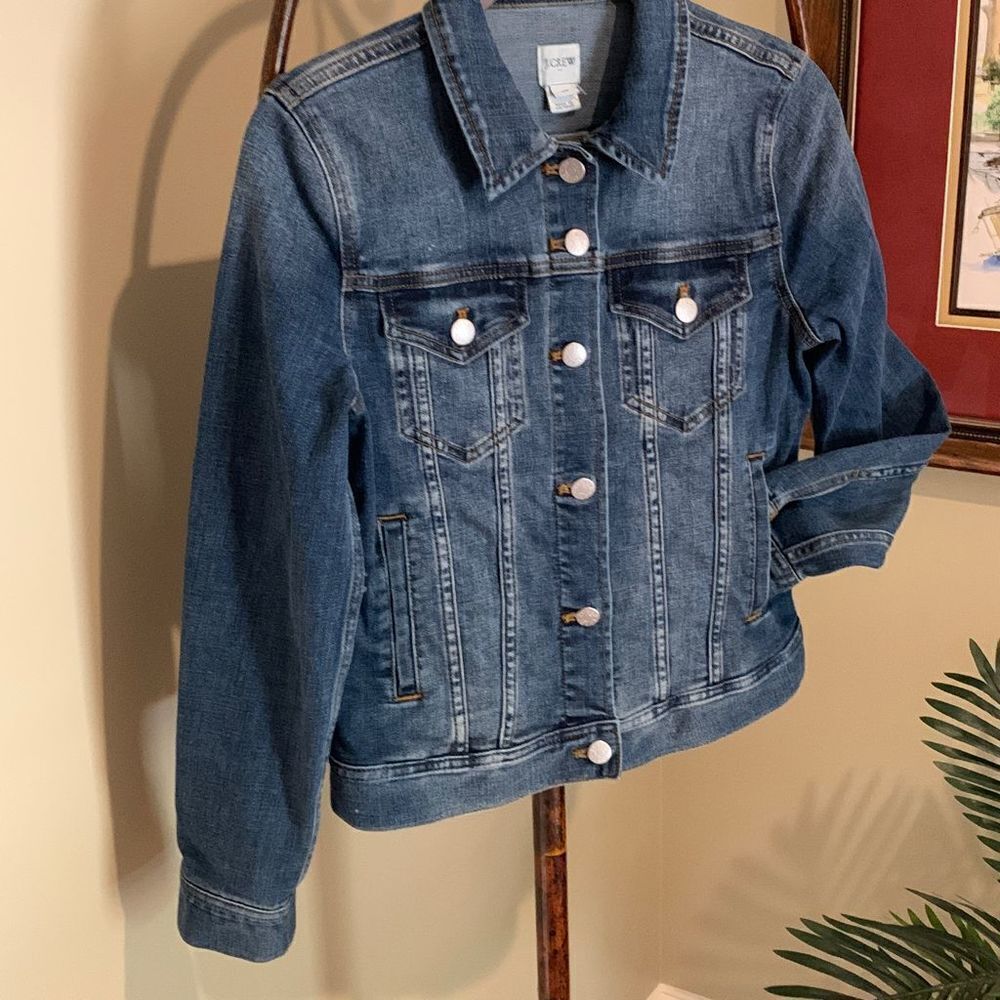 J  Crew Jean Jacket - Picture 4 of 6